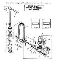 Manual Tilt Components 2-Х ТАКТНОГО ПЛМ MERCURY 50EO Серийный номер от 9469200 до 9683054