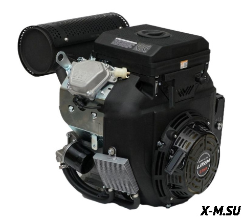 Двигатель Lifan LF2V78F-2A PRO(New), 30 л.с. D25, 20А, датчик давл./м, м/радиатор