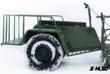 Колёсный прицеп с поворотным механизмом